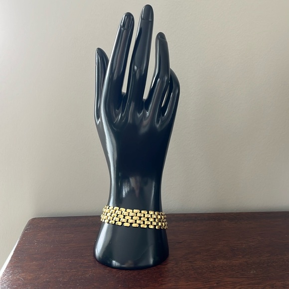 Panther link chain bracelet gold tone - Picture 11 of 11